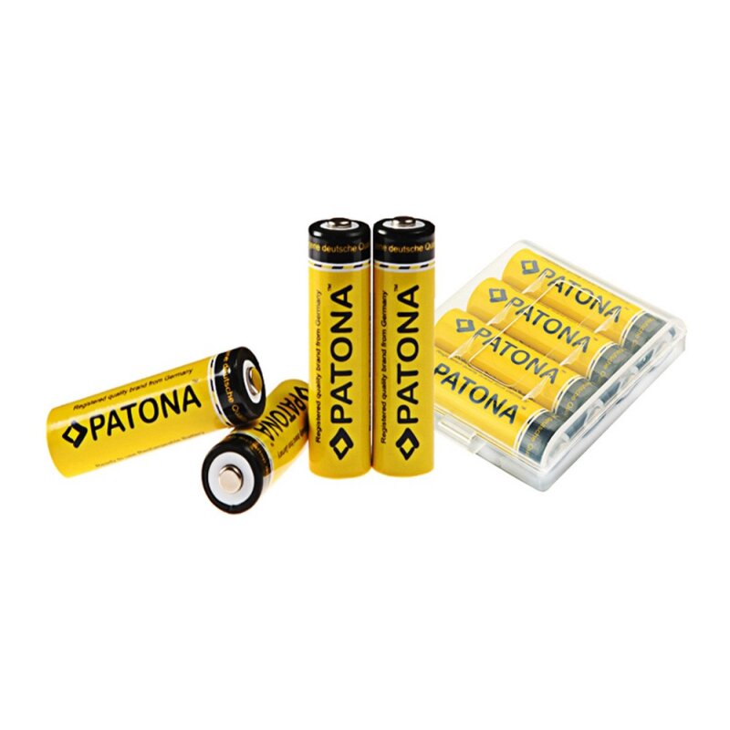 PATONA 4x Akku f. Mignon AA LR6 LR06 2450mAh von PATONA