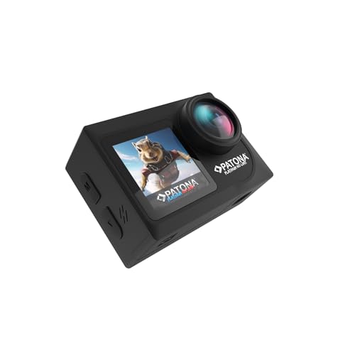 PATONA Action Cam Life SL4, 5K, 120fps, 64MP | EIS, 120° 6G+IR | Big Set: 2X Li-Ionen Akku + Dualladegerät + 64GB Karte | viel Zubehör von PATONA