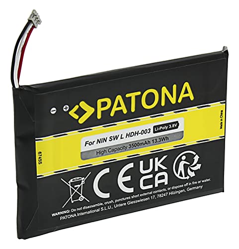 PATONA Akku 3500mAh Kompatibel mit Nintendo Switch Lite NS HDH-003, HDH-001 von PATONA