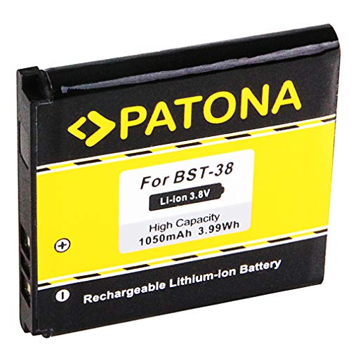 PATONA Akku BST-38 Kompatibel mit Sony Ericsson C510 C905 K770i K850i R306 von PATONA