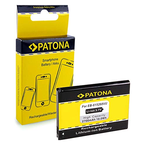 PATONA Akku Ersatz für Samsung EB615268VU, EB615268VA, EB615268VK Batterie Kompatibel mit Samsung N7000 Galaxy Note i9220 i889 i9228 PATONA Akku Ersatz für Samsung EB615268VU, EB615268VA, EB615268VK Batterie Kompatibel mit Samsung N7000 Galaxy Note i9220 i889 i9228 von PATONA