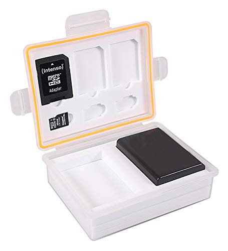 PATONA Aufbewahrungsbox Schutzbox Akkubox für Akkus und Speicherkarten kompatibel mit LP-E5, LP-E8, NP-95, NP-120, NP-140, EN-EL9, EN-EL14, EN-EL20, EN-EL22, PS-BLS1, PS-BLS5, DMW-BLC12 von PATONA
