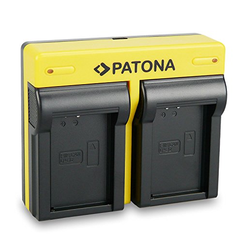 PATONA Dual Ladegerät für LP-E12 Akkus kompatibel mit Canon EOS 100D, EOS M, M2, M10, M50, Rebel SL1 von PATONA