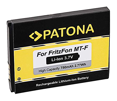 PATONA Ersatzakku Akku für AVM Fritz!Fon MT-F C5 C4 M2 ACCU mit 750mAh Li-ion von PATONA