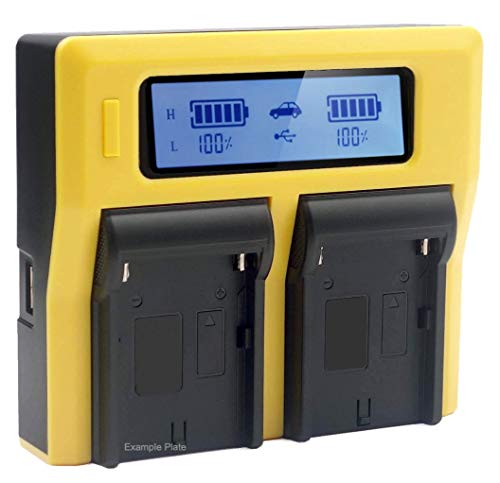 PATONA Ladegerät LCD Dual Kompatibel mit Akku Sony NP-FM50 NP-FM500H NP-F550 NP-F570 NP-F750 NP-F960 NP-F970 NP-F990 NP-QM51 NP-QM71 NP-QM91 PATONA Ladegerät LCD Dual Kompatibel mit Akku Sony NP-FM50 NP-FM500H NP-F550 NP-F570 NP-F750 NP-F960 NP-F970 NP-F990 NP-QM51 NP-QM71 NP-QM91 von PATONA