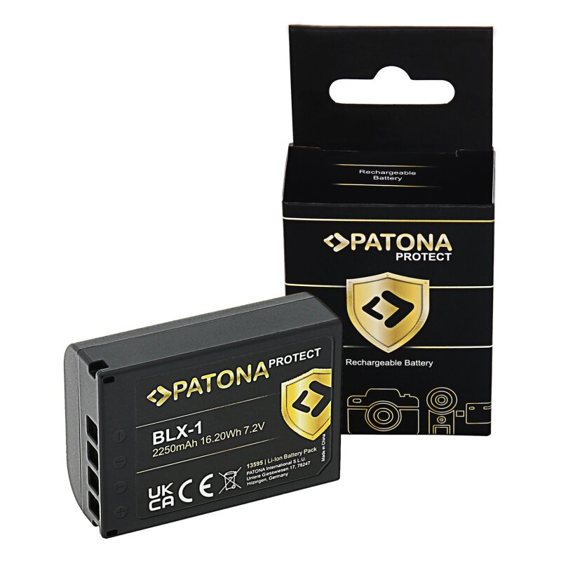 PATONA PROTECT Battery kompatibel Olympus BLX-1 OM-1 PATONA PROTECT Battery kompatibel Olympus BLX-1 OM-1 von PATONA