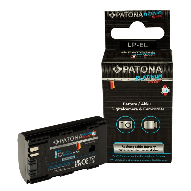 PATONA Platinum Akku Canon LP-EL Speedlite EL-1 DS401231 von PATONA
