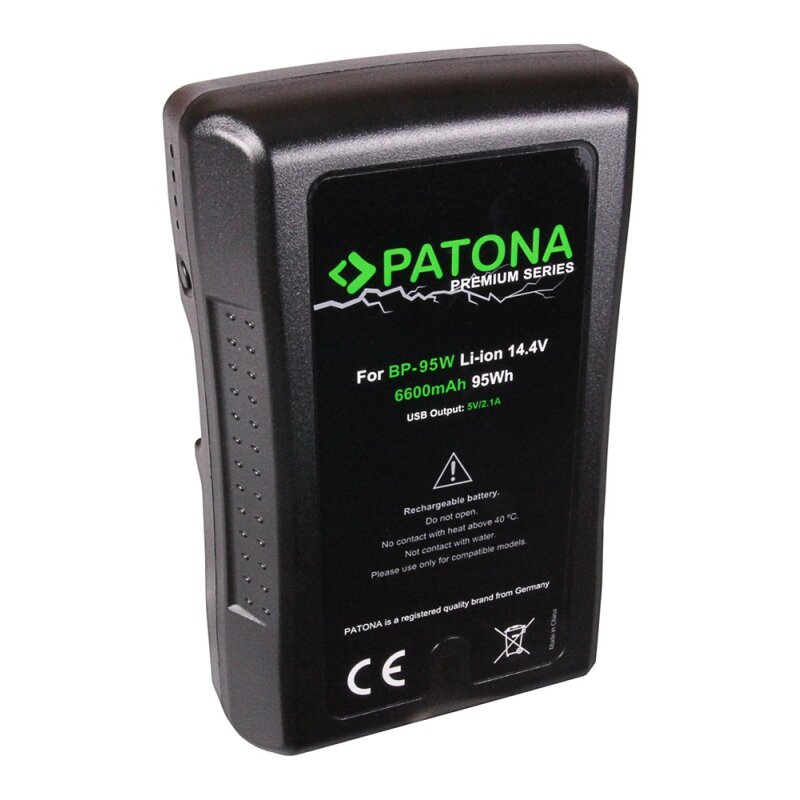 PATONA Premium Akku V-Mount 95Wh f. Sony BP95WS DSR 250P 600P 650P 652P PATONA Premium Akku V-Mount 95Wh f. Sony BP95WS DSR 250P 600P 650P 652P von PATONA