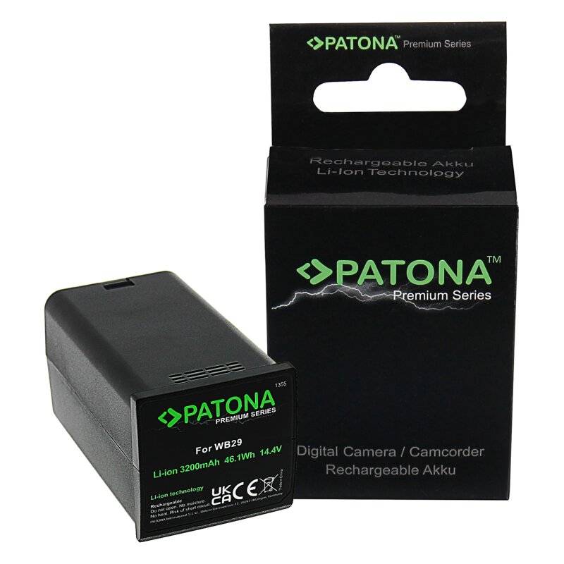 PATONA Premium Akku f. Godox AD200 AD200 Pro WB29 von PATONA