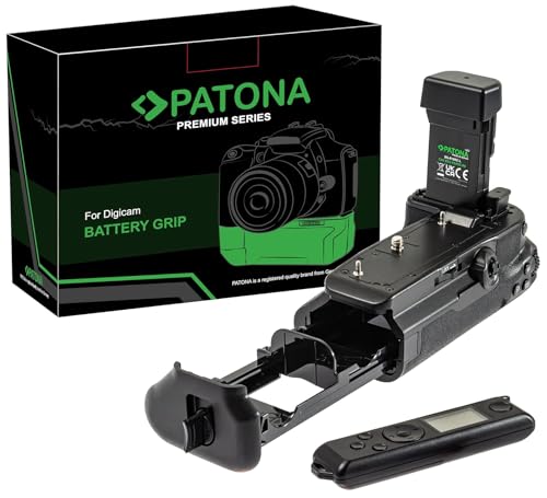 PATONA Premium BG-R10 Batteriegriff mit 2.4G Fernbedienung - Kompatibel mit EOS R5 R5c R6 R6 II R6II (Batteriefach für 2X LP-E6NH, LP-E6N, LP-E6)-1463 von PATONA