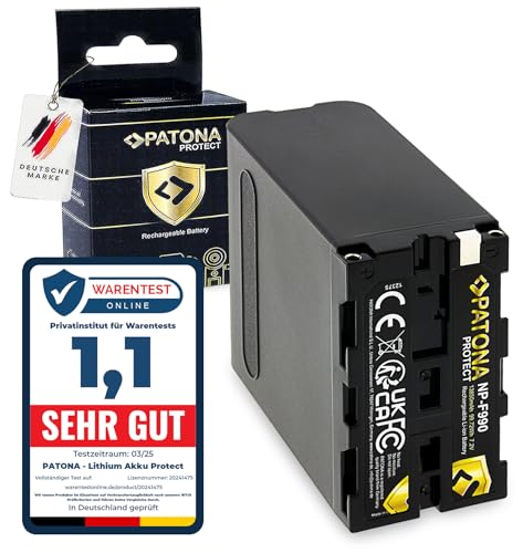 PATONA Protect NP-F990 Akku 13850mAh Ersatzakku kompatibel mit Sony CCD-SC5 SC65 CCD-TR1 TR3 TR8E TR57 TR67 TR76 TR87 TR200 TR215 TR300 TR416 DCR-TR8000E TRV15 TRV25 TRV35 TRV45 NPF990 NP F990 PATONA Protect NP-F990 Akku 13850mAh Ersatzakku kompatibel mit Sony CCD-SC5 SC65 CCD-TR1 TR3 TR8E TR57 TR67 TR76 TR87 TR200 TR215 TR300 TR416 DCR-TR8000E TRV15 TRV25 TRV35 TRV45 NPF990 NP F990 von PATONA