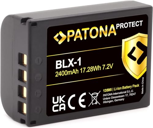 PATONA Protect BLX-1 Akku (2400mAh) mit NTC-Sensor und V1 Gehäuse - für OM-1 von PATONA