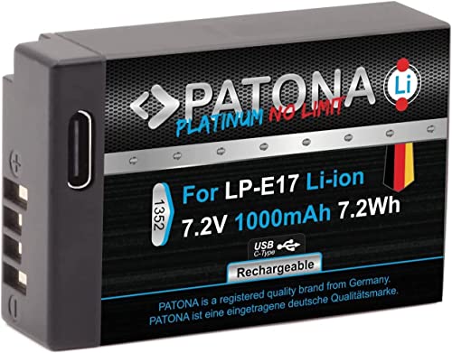 Patona Platinum Battery USB-C Canon LP-E17 von PATONA