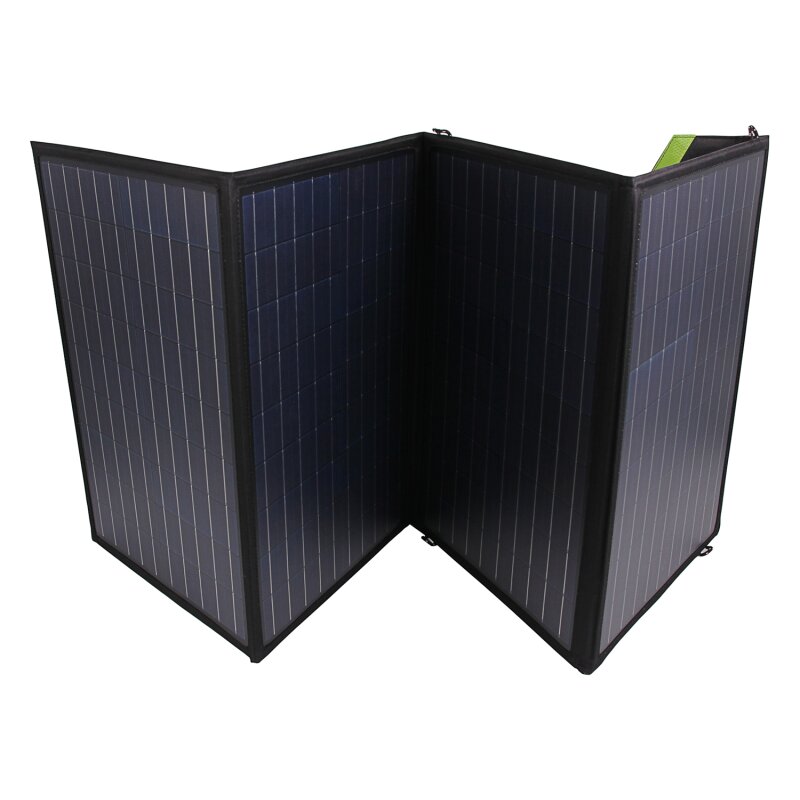 Solarmodul Solarpanel 100W faltbares 4-fach 18V 5500mAh inkl. USB und DC Output von PATONA