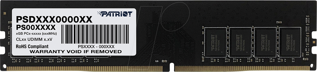 40PA0827-1019SL - 8 GB DDR4 2666 CL19 Signature Line 40PA0827-1019SL - 8 GB DDR4 2666 CL19 Signature Line von PATRIOT MEMORY