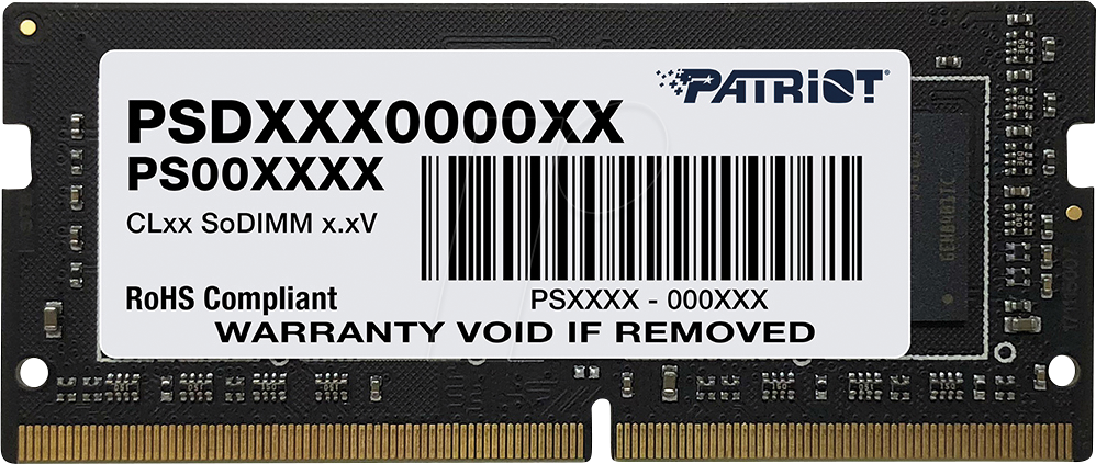 41PA3232-1022SL - 32 GB SO DDR4 3200 CL22 Signature Line 41PA3232-1022SL - 32 GB SO DDR4 3200 CL22 Signature Line von PATRIOT MEMORY