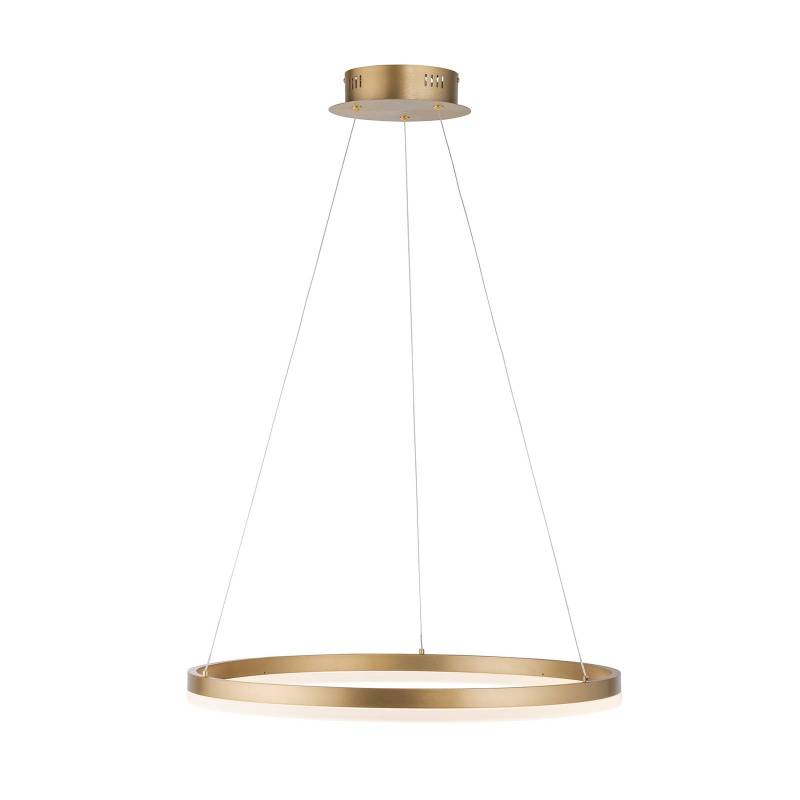 Paul Neuhaus LED-Hängelampe Titus, Ø 60 cm, messing, dimmbar von PAUL NEUHAUS