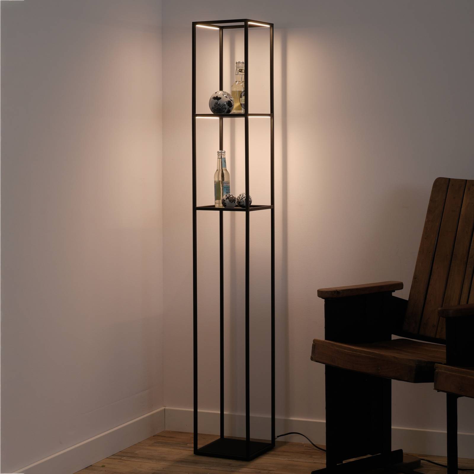 Paul Neuhaus LED-Stehleuchte Contura, schwarz, Metall, 140cm Paul Neuhaus LED-Stehleuchte Contura, schwarz, Metall, 140cm von PAUL NEUHAUS