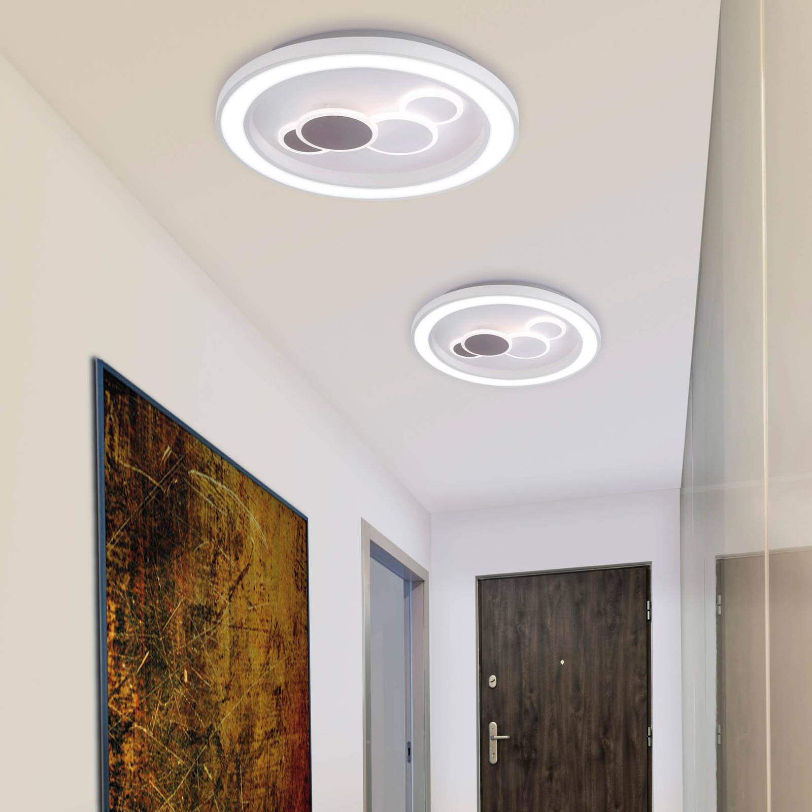 Paul Neuhaus LED-Deckenleuchte Eliza, weiß, Metall, Ø 60 cm Paul Neuhaus LED-Deckenleuchte Eliza, weiß, Metall, Ø 60 cm von PAUL NEUHAUS