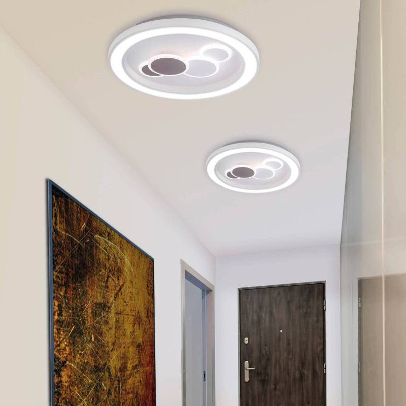 Paul Neuhaus LED-Deckenleuchte Eliza, weiß, Metall, Ø 60 cm von PAUL NEUHAUS