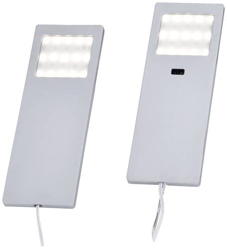 Paul Neuhaus HELENA LED-Unterbauleuchte 2er Set LED LED fest eingebaut 4W Warmweiß Aluminium von PAUL NEUHAUS