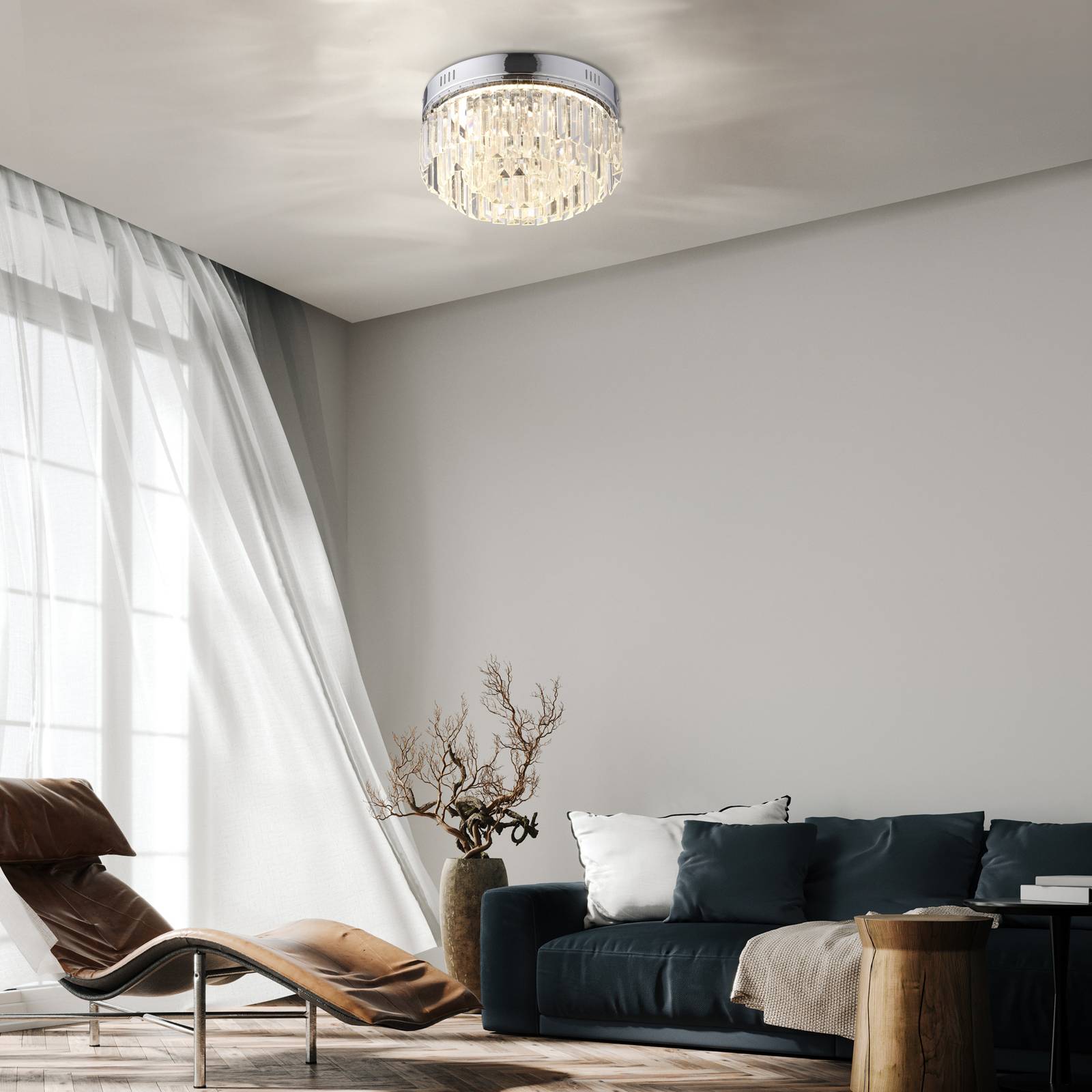 Paul Neuhaus Krista LED-Deckenleuchte, SimplyDim Paul Neuhaus Krista LED-Deckenleuchte, SimplyDim von PAUL NEUHAUS