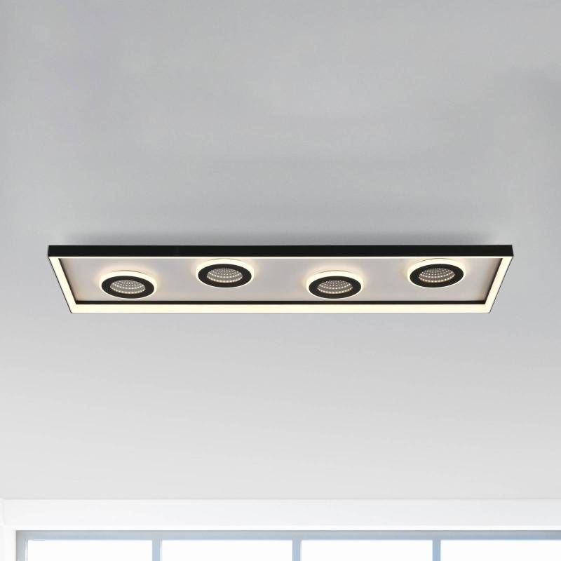 Paul Neuhaus LED-Deckenlampe Dune, 100cm, schwarz, CCT, dim. von PAUL NEUHAUS