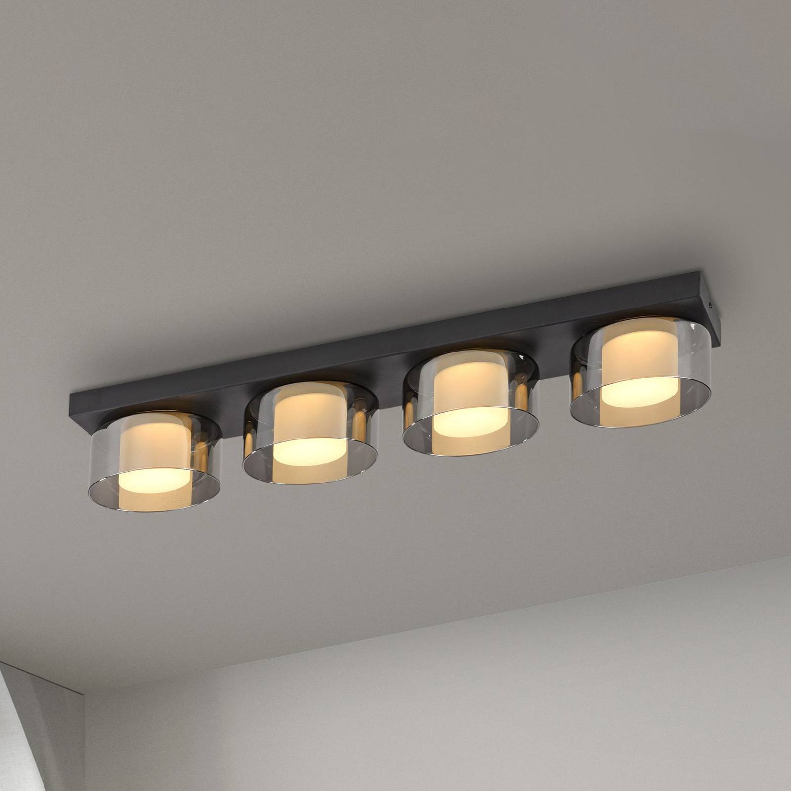 Paul Neuhaus LED-Deckenlampe Rika, 70 cm, Glas, dimmbar Paul Neuhaus LED-Deckenlampe Rika, 70 cm, Glas, dimmbar von PAUL NEUHAUS