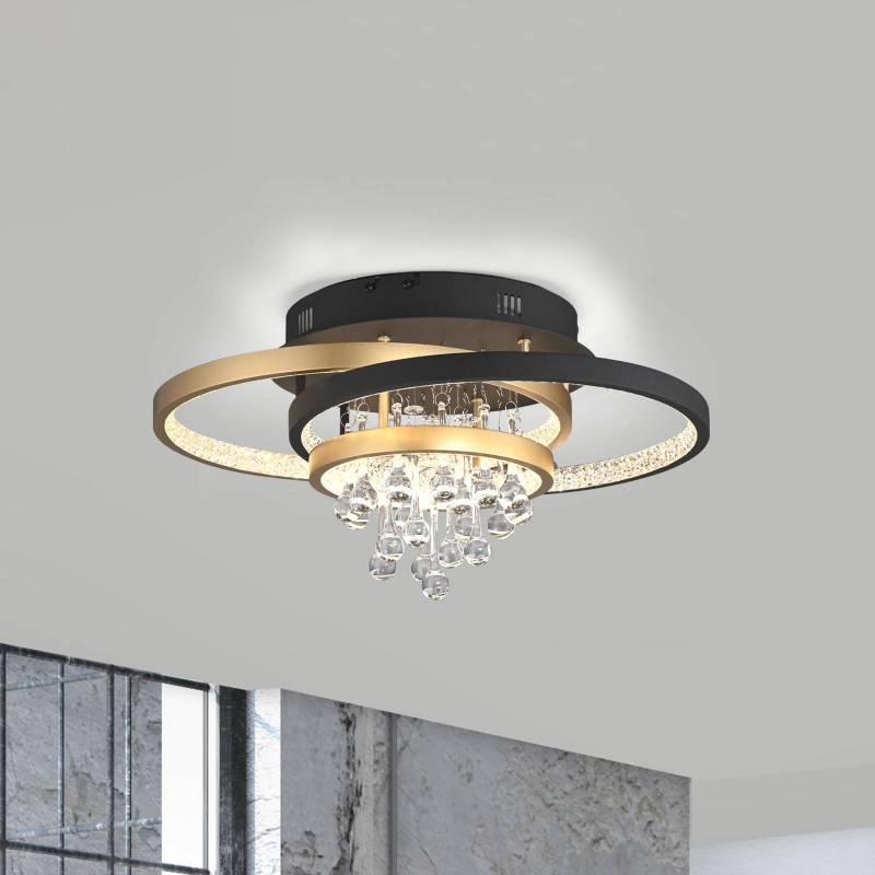 Paul Neuhaus LED-Deckenlampe Rotazo, Glas, CCT, dimmbar von PAUL NEUHAUS