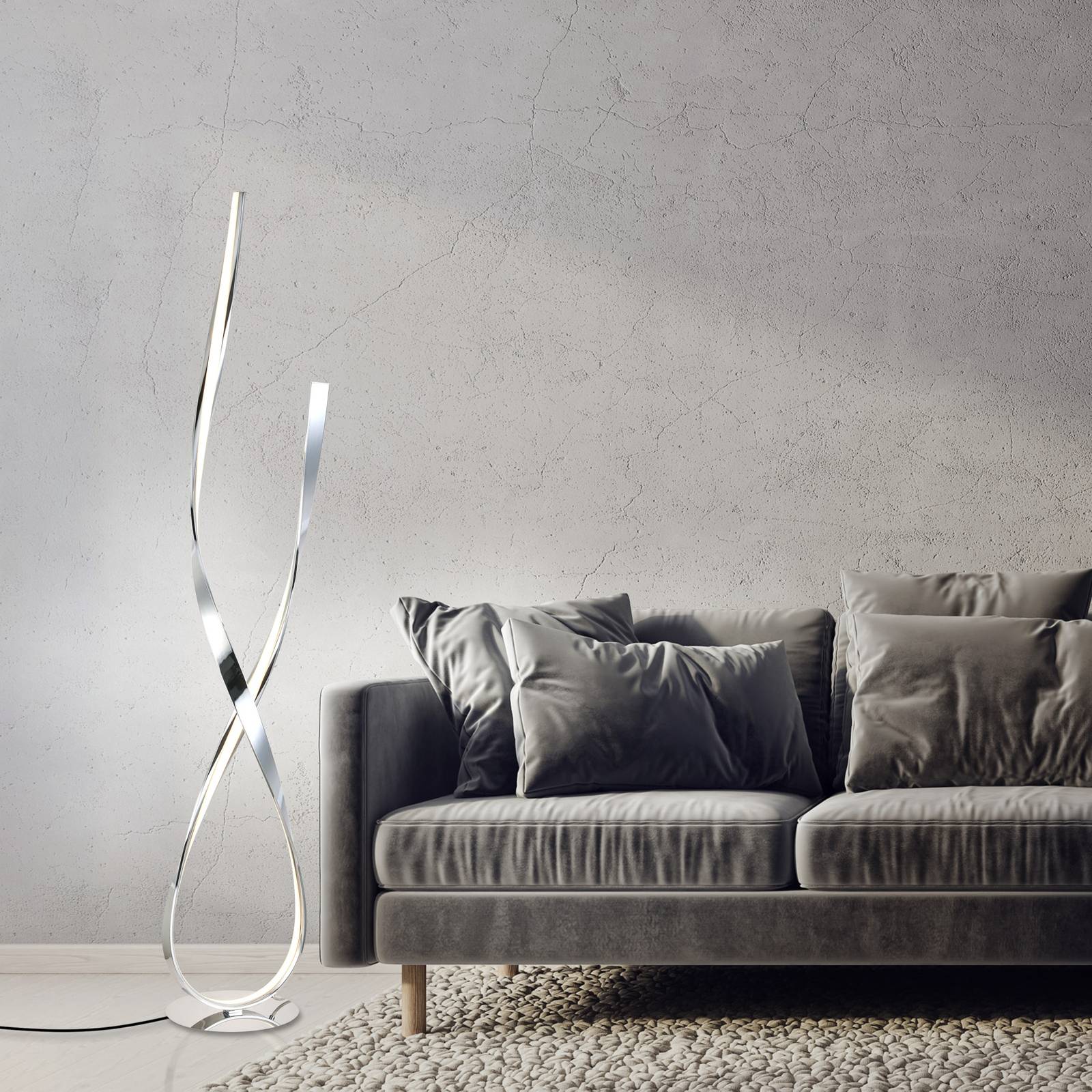 Paul Neuhaus LED-Stehleuchte Linda, chrom, Metall, dimmbar Paul Neuhaus LED-Stehleuchte Linda, chrom, Metall, dimmbar von PAUL NEUHAUS
