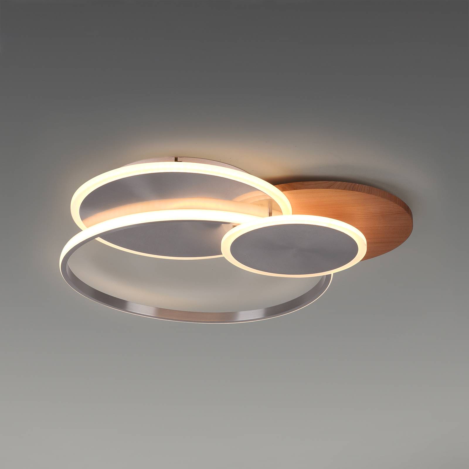 Paul Neuhaus LED-Deckenlampe Palma, Holz, CCT, 65cm, dimmbar Paul Neuhaus LED-Deckenlampe Palma, Holz, CCT, 65cm, dimmbar von PAUL NEUHAUS