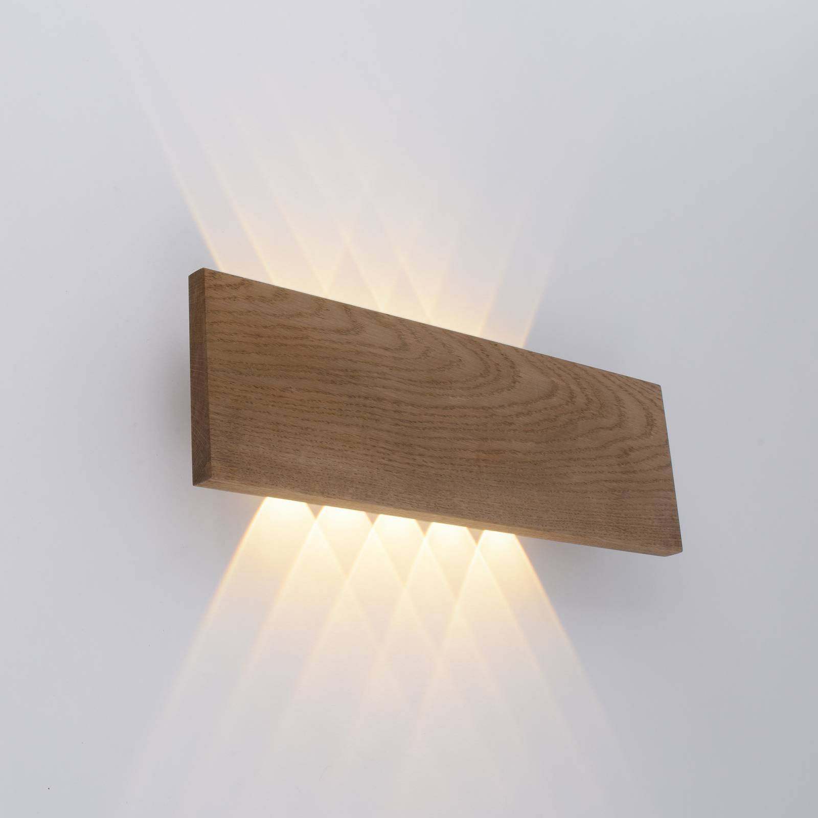 Paul Neuhaus Palma LED-Wandleuchte Holz 45 cm von PAUL NEUHAUS