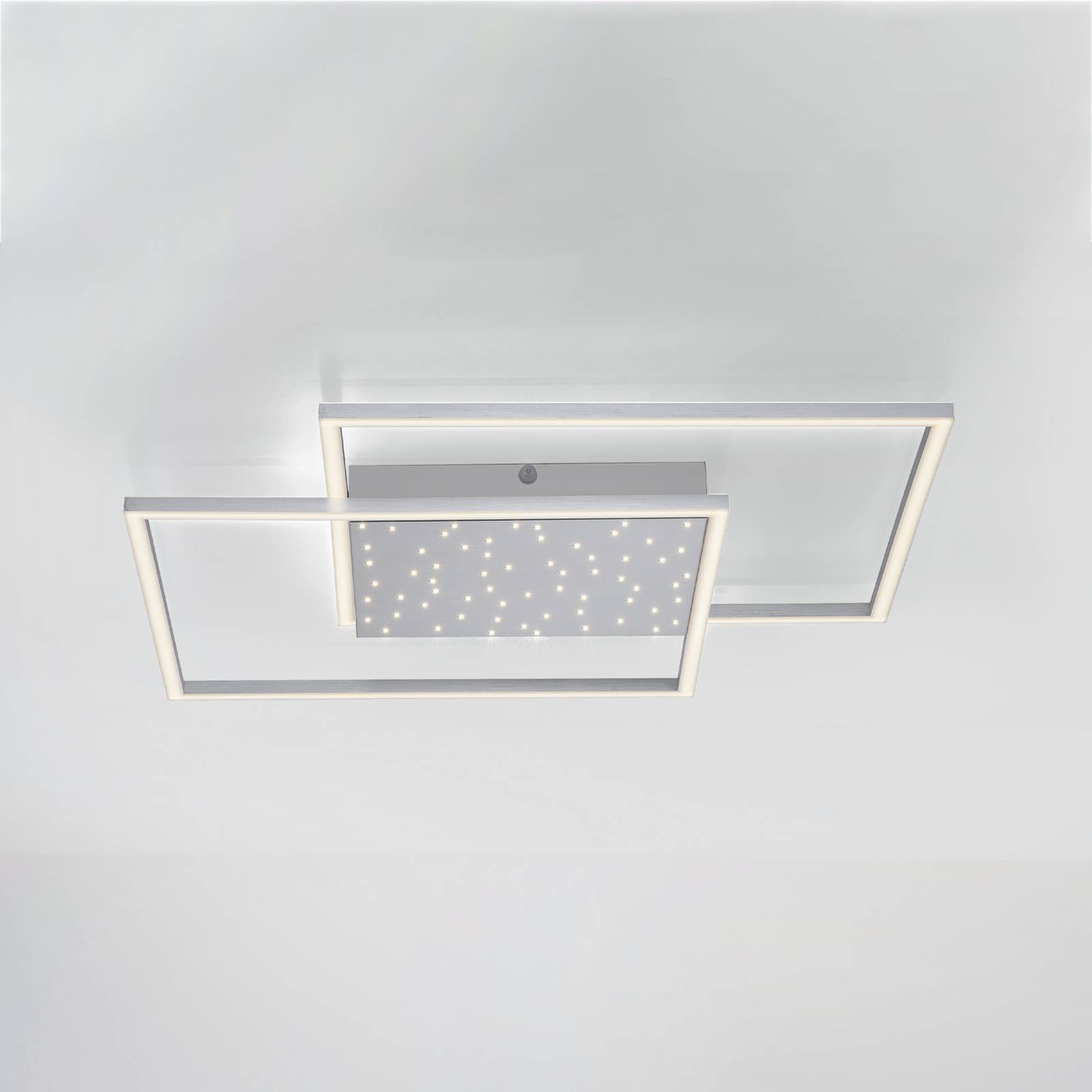 Paul Neuhaus Yuki LED-Deckenlampe, eckige Form von PAUL NEUHAUS