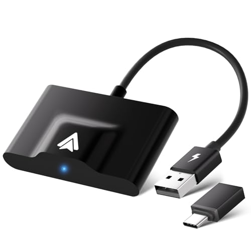 Android Auto Wireless Adapter, Wireless Android Auto für Autoradio mit OEM Werksverkabelte AA, Konvertieren Wired Android Auto zu Wireless, Android Auto Dongle Kompatibel nach dem 2017 der Autos von PAUNEZUEL