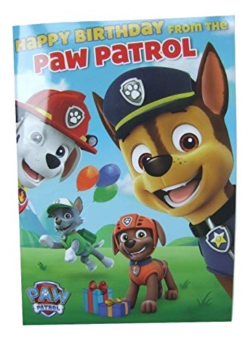 PAW PATROL Geburtstagskarte mit Sound Happy Birthday von PAW PATROL