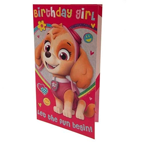 Paw Patrol Geburtstagskarte „Birthday Girl“ von PAW PATROL