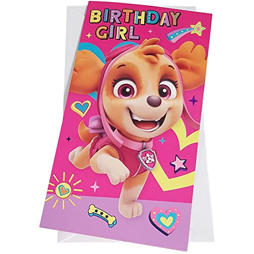 Paw Patrol Geburtstagskarte „Birthday Girl“ von Paw Patrol