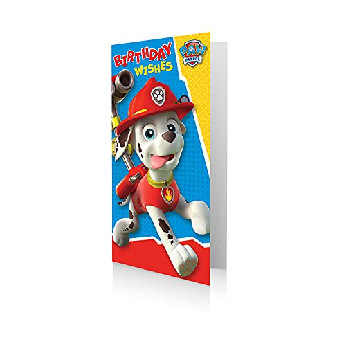 Paw Patrol Offizielle Geburtstagskarte, Geburtstagswünsche, mehrfarbig, PA026 von PAW PATROL