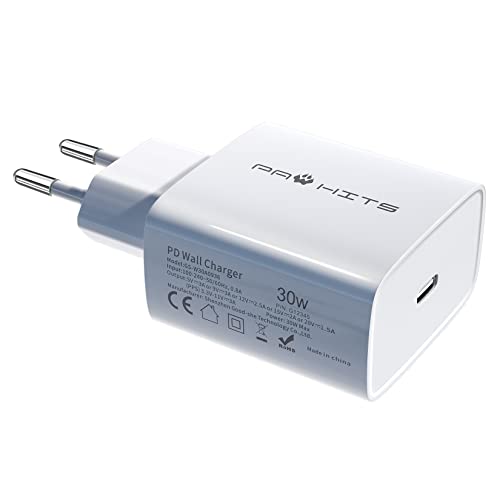PAWHITS USB C Handy Ladegerät Adapter Unterstützt 30W PD SchnellladungKompatibel für Samsung, Huawei, iPhone 13/13 Pro/13 Pro Max 12/12 Mini/12 Pro/12 PAWHITS USB C Handy Ladegerät Adapter Unterstützt 30W PD SchnellladungKompatibel für Samsung, Huawei, iPhone 13/13 Pro/13 Pro Max 12/12 Mini/12 Pro/12 von PAWHITS
