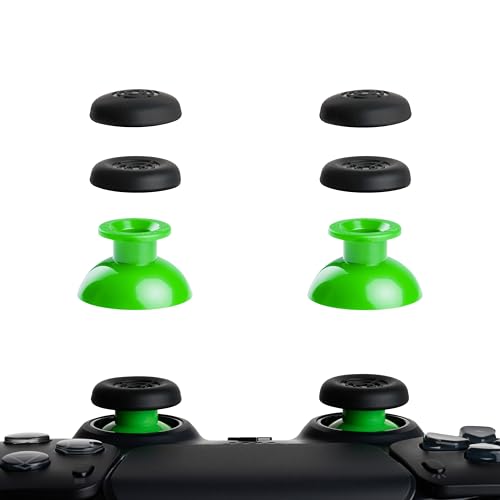 PAXO ® SmartSticks | Professionelle PS5 Controller Thumbsticks, Soft, griffig & stylisch | Fester Sitz, patentiertes Schnellwechselsystem, Analogsticks, PS5 Grün von PAXO