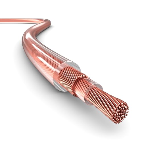 PAXO 10m Koaxial-Lautsprecherkabel, 2 x 1,5mm², OFC/reines Kupfer, flexibles, kompaktes Hifi-Boxenkabel mit 5,5mm Durchmesser, transparent PAXO 10m Koaxial-Lautsprecherkabel, 2 x 1,5mm², OFC/reines Kupfer, flexibles, kompaktes Hifi-Boxenkabel mit 5,5mm Durchmesser, transparent von PAXO