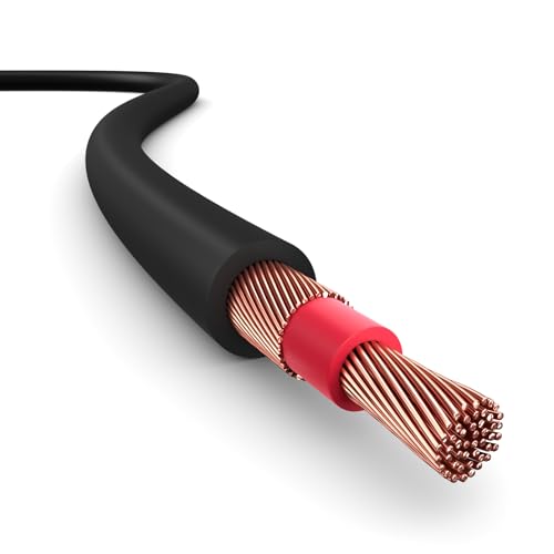 PAXO 20m Koaxial-Lautsprecherkabel, 2 x 1,5mm², OFC/reines Kupfer, flexibles, kompaktes Hifi-Boxenkabel mit 6mm Durchmesser, schwarz PAXO 20m Koaxial-Lautsprecherkabel, 2 x 1,5mm², OFC/reines Kupfer, flexibles, kompaktes Hifi-Boxenkabel mit 6mm Durchmesser, schwarz von PAXO