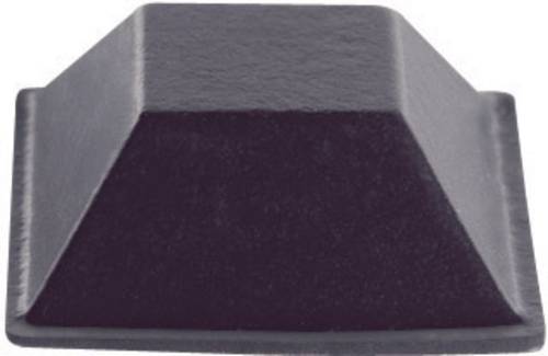PB Fastener BS-19-CL-R-7 Gerätefuß selbstklebend, quadratisch Klar (B x H) 20.6mm x 7.6mm 7St. von PB Fastener