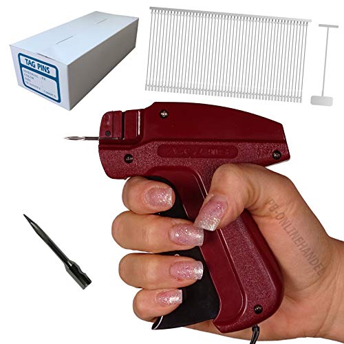 Etikettierpistole A&J 90 Standard [Set 4] | Preisgünstiges Etikettiergerät Tag Gun mit 5.000 Heftfäden + 1 Ersatznadel - Allrounder für die Warenauszeichnung (65mm) von PB-Onlinehandel