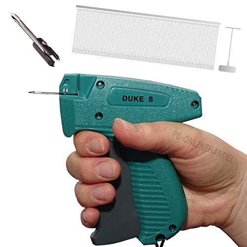 Etikettierpistole DUKE S [SET 1] Standard Mark II | Tag Gun Etikettiergerät + 1.000 Heftfäden + 1 Erstznadel Anheftgerät Heftpistole Standard Mark 2 (25mm) von PB-Onlinehandel