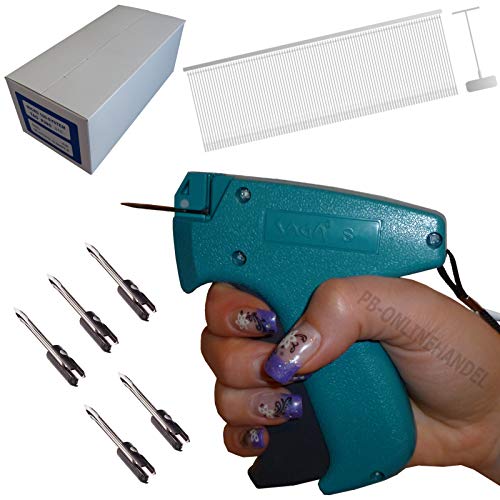 Etikettierpistole SAGA S Standard + 5.000 Heftfäden + 5.000 Etiketten + 5 Ersatznadeln [SET 4] Etikettiergerät Tag Gun | PB-Onlinehandel von PB-Onlinehandel