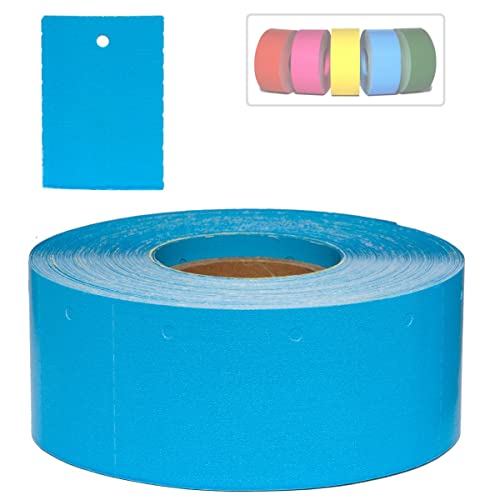 Kartonetiketten in Blau unbedruckt, 30x45mm auf Rolle, 1 Rolle = 1.000 Etiketten von PB-Onlinehandel