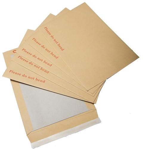 PB TECH Briefumschläge "Do Not Bend", A5, C5, 229 x 162 mm, Hartpappe, haftklebend, 120 Stück von PB TECH