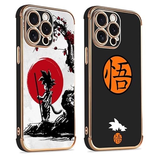 2 Stück Handyhülle für Samsung A53 5G Hülle 6.5 Zoll, Anime Dragon Ball Goku Super Z Saiyan DBZ Manga Muster Junge Mädchen Galvanisierte Schutzhülle Weich TPU Stoßfest Dünn Case mit Kameraschutz, 01 2 Stück Handyhülle für Samsung A53 5G Hülle 6.5 Zoll, Anime Dragon Ball Goku Super Z Saiyan DBZ Manga Muster Junge Mädchen Galvanisierte Schutzhülle Weich TPU Stoßfest Dünn Case mit Kameraschutz, 01 von PBNDJVG