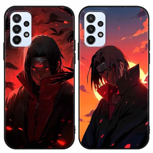 PBNDJVG 2 Stück Handyhülle für Samsung Galaxy A23 5G Hülle 6.6 Zoll Anime Uchiha Itachi Sasuke Manga Muster Design Junge Case All Inklusiv Linsen Schutzhülle TPU Silikon Weich Ultra Dünn Cover, 07 PBNDJVG 2 Stück Handyhülle für Samsung Galaxy A23 5G Hülle 6.6 Zoll Anime Uchiha Itachi Sasuke Manga Muster Design Junge Case All Inklusiv Linsen Schutzhülle TPU Silikon Weich Ultra Dünn Cover, 07 von PBNDJVG